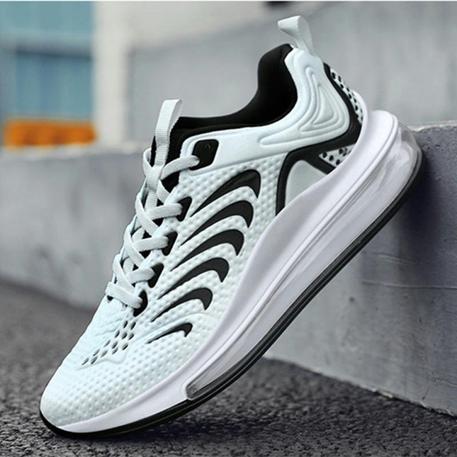 Mens Walking Fashion Sneakers Breathable Running Training Lace-up Low-top Shoes