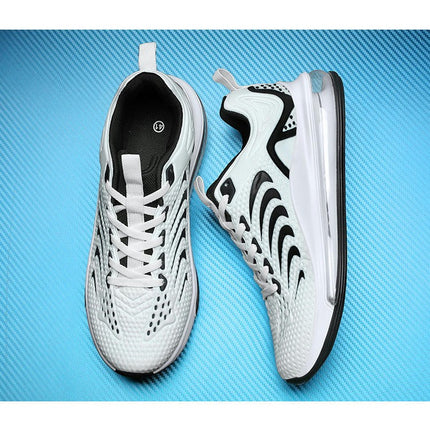 Mens Walking Fashion Sneakers Breathable Running Training Lace-up Low-top Shoes