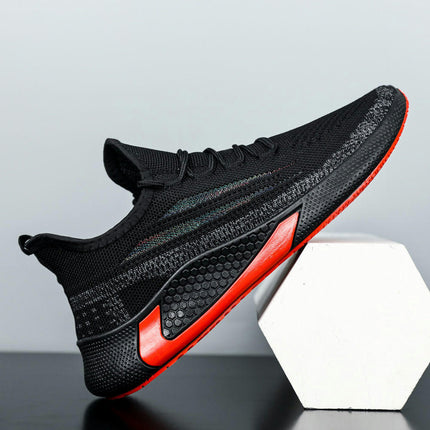 Men's Sports Shoes Breathable Running Training Lace-up Sports Low-top Shoes