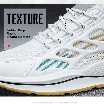 Mens Mesh Walking Shoes Fashion Breathable Lightweight Sneaker Model A