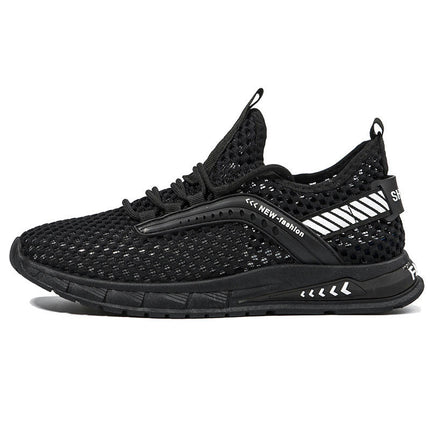 Men's Mesh Fabric Fashion Sneakers Lightweight Breathable Running Shoes