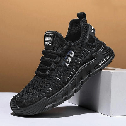 Mens Running Lace Up Front Sporty Sports Casual Sneakers Lightweight Shoes