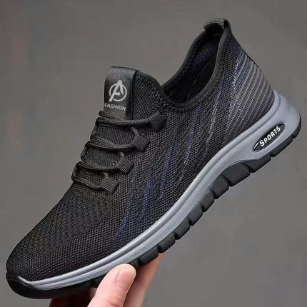 Men Casual Fashion Running Shoes Lace Up Comfortable Non Slip Fashion Sneakers