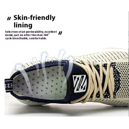 Men's Fashion Running Sneakers - Lightweight Breathable Lace Up Mesh Walking Shoes