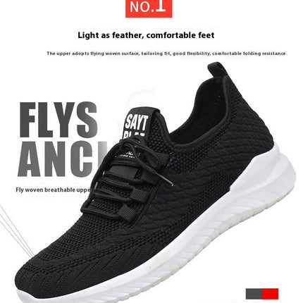 Men-Trainers Comfortable Casual Lace-up Sports Running Lightweight Shoes