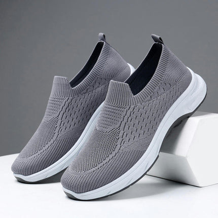 Men's Fashion Casual Ultra Lightweight Flats Slip On Mesh Street Sport Shoes