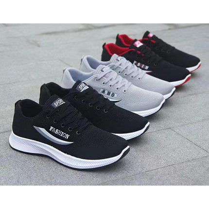 Men's Fashion Outdoor Running Shoes Lace-up Comfortable Round Sports Shoes