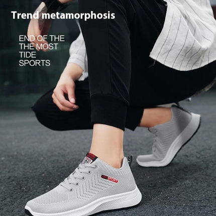 Sports Lace-up Shoes Men's Comfortable Breathable Fashion Lightweight Running Sneakers