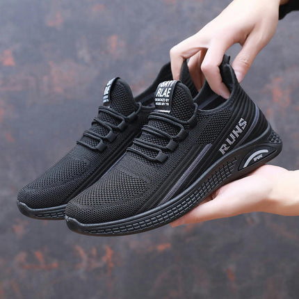 Sports Lace-up Shoes Men's Comfortable Breathable Lightweight Running Mens Sneakers