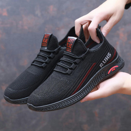 Sports Lace-up Shoes Men's Comfortable Breathable Lightweight Running Mens Sneakers