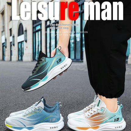 Mens Non Slip Running Lightweight Shoes Breathable Workout Comfortable Fashion Sneakers