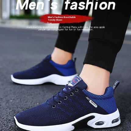 Mens Classic Lace-Up Fashion Sneaker Non Slip Tennis Running Shoes