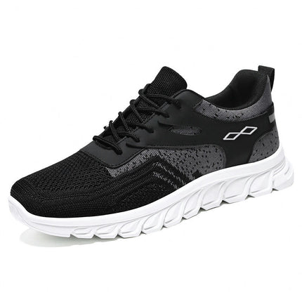 Mens Breathable Sports Lace-up Shoes Comfortable Breathable Fashion Lightweight Running