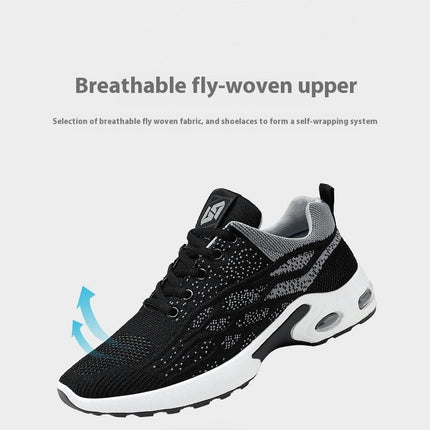 Mens Walking Sneakers Air Cushion Breathable Athletic Running Shoes