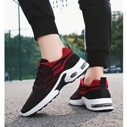 Mens Walking Sneakers Air Cushion Breathable Athletic Running Shoes