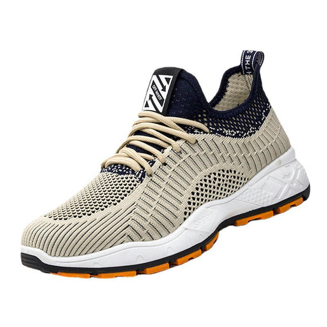 Men's Running Shoes Sports Lace-up Shoes Men's Comfortable Breathable Lightweight Running