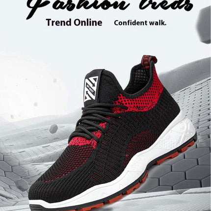 Men's Running Shoes Sports Lace-up Shoes Men's Comfortable Breathable Lightweight Running