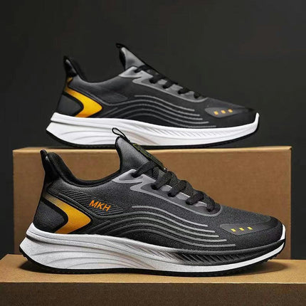 Men|Casual Walking Shoes Lace-up Sports Breathable Running Fashion Lightweight Sneakers