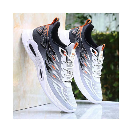 Men's Lightweight Running Walking Tennis Trainers Shoes Fashion Breathable Lace-up Sneakers