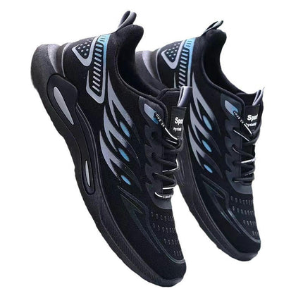 Men's Lightweight Running Walking Tennis Trainers Shoes Fashion Breathable Lace-up Sneakers