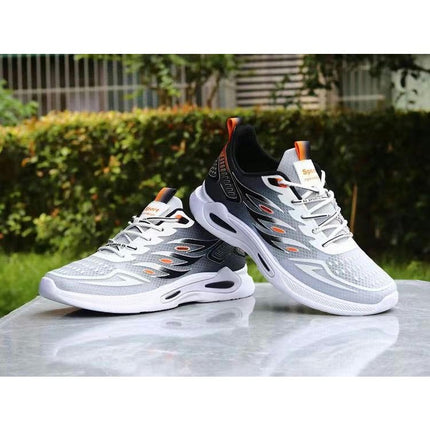 Men's Lightweight Running Walking Tennis Trainers Shoes Fashion Breathable Lace-up Sneakers