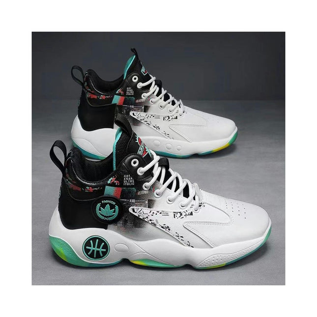 Men's Basketball Shoes Fashion Sneakers for High Upper Sport Shoes Outdoor Indoor Anti Slip