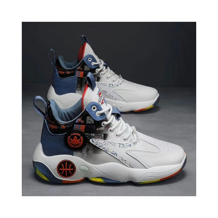 Men's Basketball Shoes Fashion Sneakers for High Upper Sport Shoes Outdoor Indoor Anti Slip