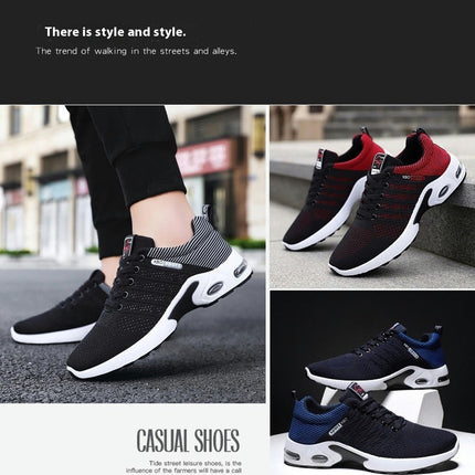 Men-Lightweight Shoes Breathable Sports Lace-up Running Comfortable Men's Shoes