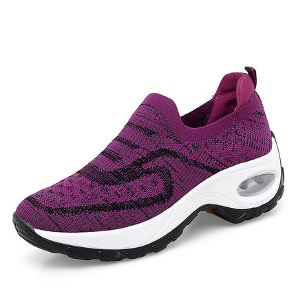 Slip On Air Shoes for Women Comfortable Tennis Walking Sport Gym Shoes