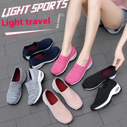 Womens Slip On Walking Shoes Lightweight Athletic Gym Tennis Shoes