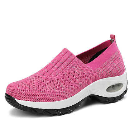 Womens Slip On Walking Shoes Lightweight Athletic Gym Tennis Shoes