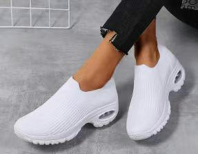 Womens Slip On Walking Shoes Lightweight Athletic Gym Tennis Shoes