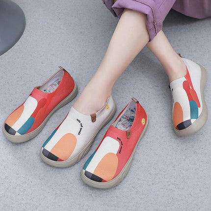 Leisure Womens Slip On Travel Soft Sole Comfortable Shoes Outdoor Fashion Shoes