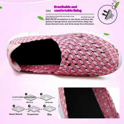 Women's Slip On Walking Shoes Lightweight Breathable Casual Shoes