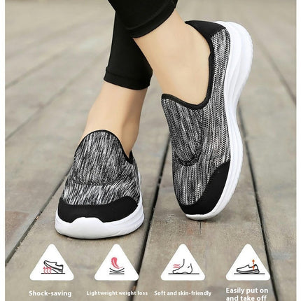 Women's Slip On Shoes Casual Fashion Breathable Walking Shoes