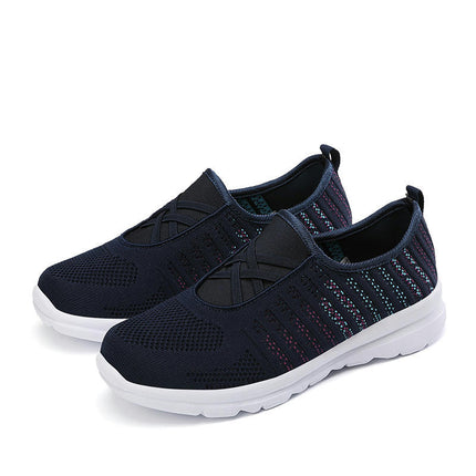 Women Breathable Lightweight Walking Gym Training Slip On Shoes