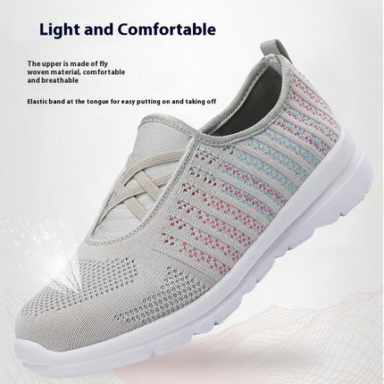 Women Breathable Lightweight Walking Gym Training Slip On Shoes