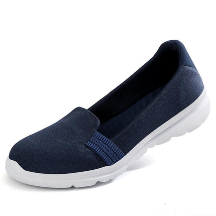 Women's Slip On Flats Lightweight Breathable Non-Slip Walking Shoes