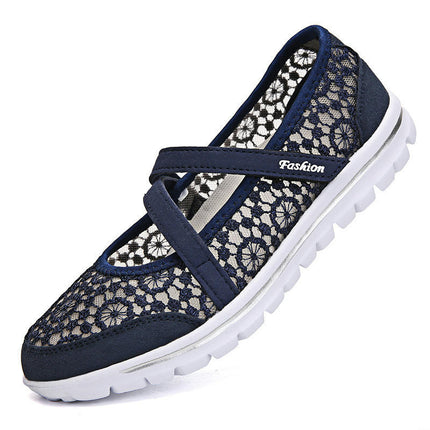 Womens Walking Shoes Comfortable Lightweight Casual Lace Slip-On Shoes