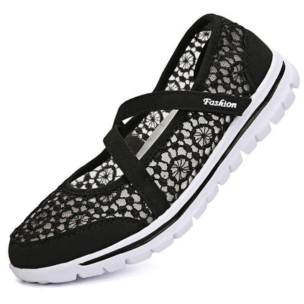 Womens Walking Shoes Comfortable Lightweight Casual Lace Slip-On Shoes