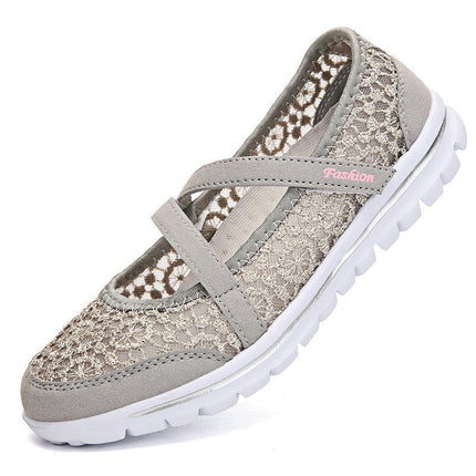 Womens Walking Shoes Comfortable Lightweight Casual Lace Slip-On Shoes