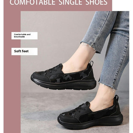 Walking Shoes for Women Comfortable Casual Slip-On Flat Shoes