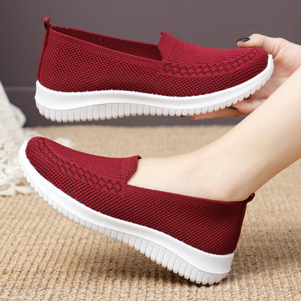 Women's Athletic Walking Shoes Slip On Casual Mesh-Comfortable Workout Shoes