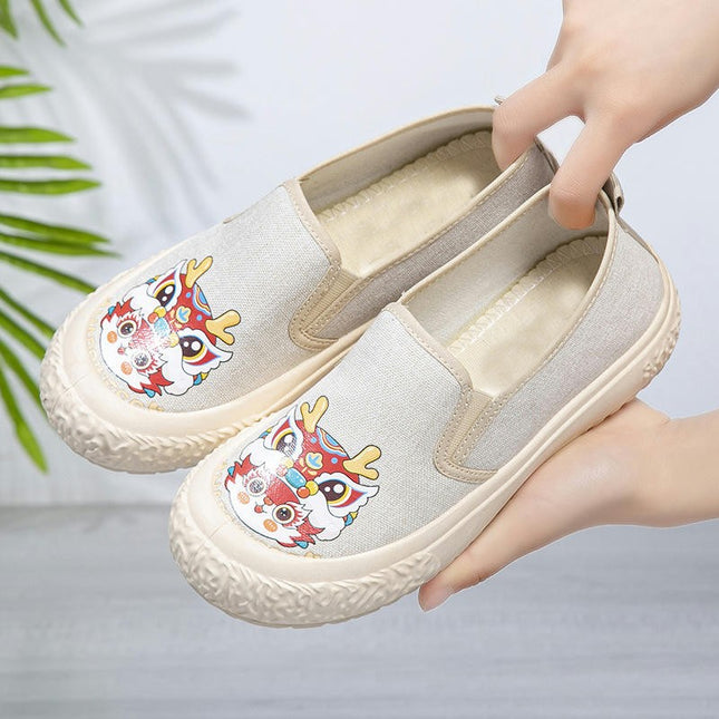 Women's Low Top Comfortable Lightweight Fashion Slip On Shoes