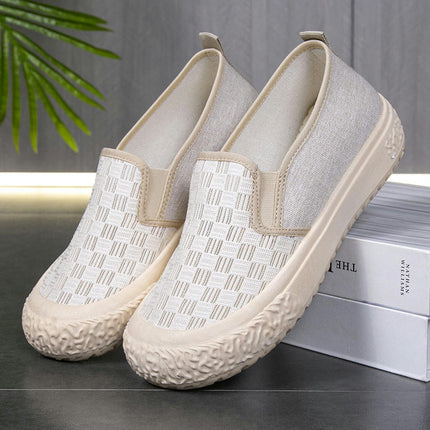 Women's Slip-On Walking Shoes-Comfortable Work Driving Nursing Casual Shoes