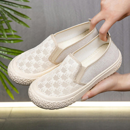 Women's Lightweight Casual Flat Shoes Comfortable Lightweight Slip-On Shoes