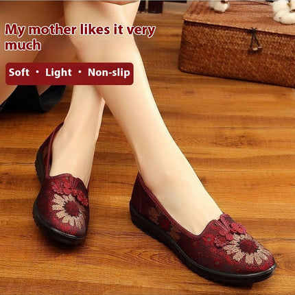 Women's Slip On Flat Shoes Comfortable Lightweight Walking Shoes