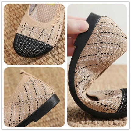 Women's Flats Slip On Shoes for Lightweight Comfortable Walking Dressy Shoes