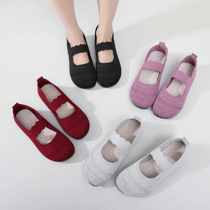 Women Lightweight Flats Dressy Casual Work Shoes Slip On Comfortable Shoes