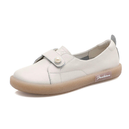 Women's Classic Comfort Slip-On Casual Shoes Lightweight Walking Flats Everyday Work Shoes